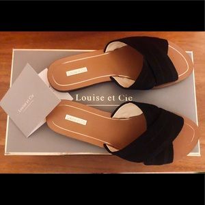 Louis et Cie Flat Sandals Black Size 6M